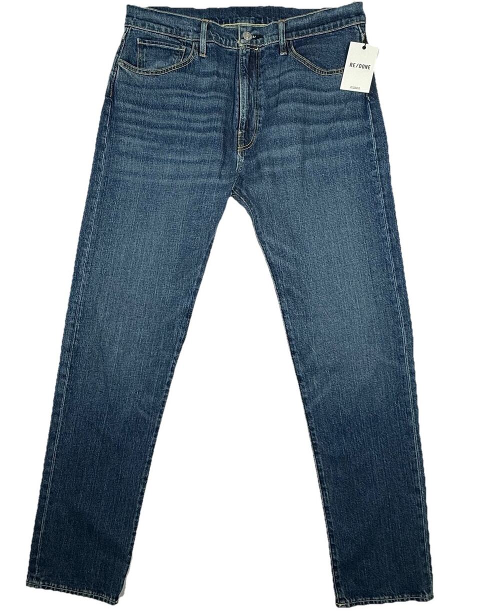 RE/DONE 90s Slim Fit Jeans - Men’s Size 32 - Dark Wash Denim